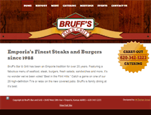 Tablet Screenshot of bruffs.com